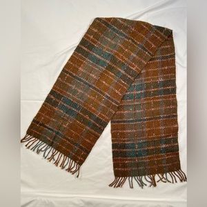 Vintage Men’s Scarf, plaid, wool‎